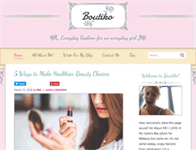 Tablet Screenshot of boutiko.co.uk
